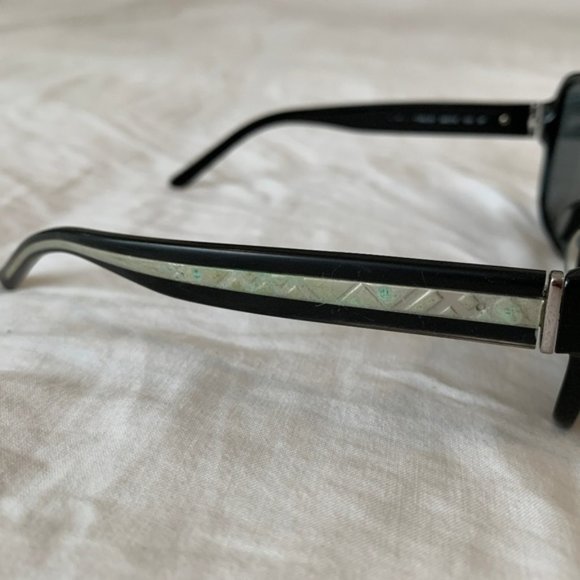 Burberry Silver Stripe Sunglasses with Box Bag, Timeless Classic Luxury Elegant main image 5